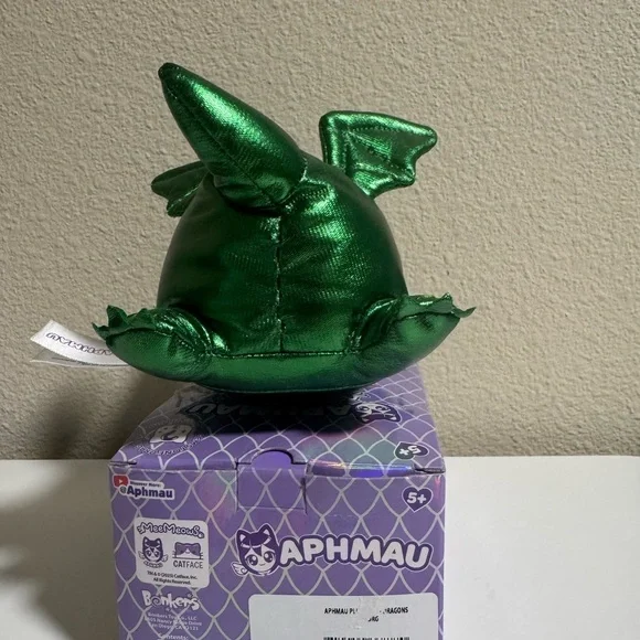 Aphmau Meemeow Emerald Dragon Cat Plush 6” - New Open Box - Picture 3 of 7